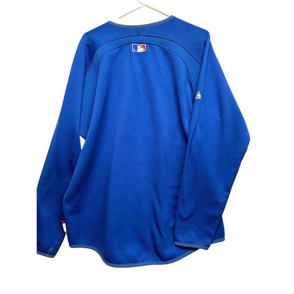 Vintage 90s Chicago Cubs Majestic Mock Neck Long Sleeve Therma base READ XXL - Picture 2 of 8